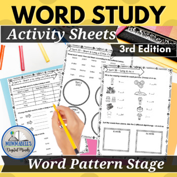 Preview of Words Their Way™ for Within Word Pattern Spellers Activity Sheets - 3rd Edition