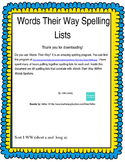 Words Their Way within Words Spelling Words Sort 1-48 (2003)