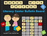 Words With Friends Literacy Center Bulletin Board (Grades 2-6)