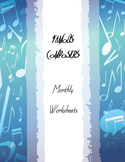 Monthly Music Composer Worksheets