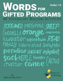 Words for Gifted Programs - 40 Vocabulary Building Activities