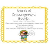 Words of Encouragement/Kindness Booklet-Christian version