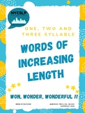 Words of Increasing Length and Complexity