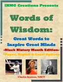 Words of Wisdom: Black History Month Quotes Edition-PDF, D