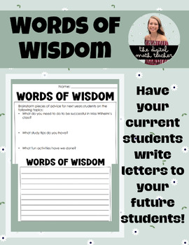 Preview of Words of Wisdom Project