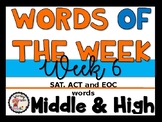 Words of the Week #6 (Middle and High School)