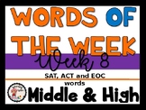 Words of the Week #8 (Middle and High School)