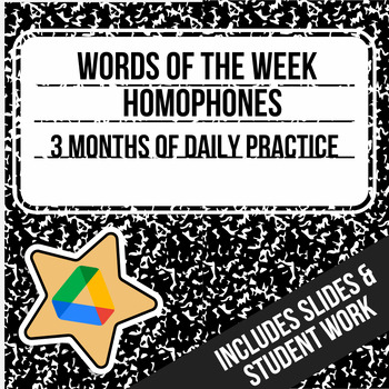 Preview of Words of the Week: Homophones