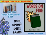 Words on Fire Test & Summary Cards, Texas Bluebonnet Book 