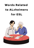 Words related to Alzheimer for ESL
