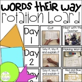 Words their Way Rotation Board