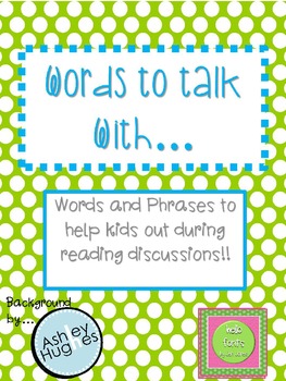 Preview of Words to To Talk With Conversation Starters and Stokers