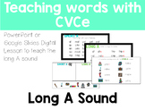 Words with Long A - Digital Lesson for PPT and Google Slides