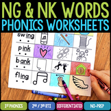 Words with NG & NK Worksheets & Activities Science of Read