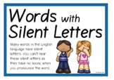 Words with Silent Letters Poster Pack | Literacy Centers