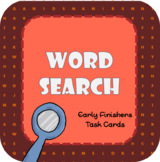 Wordsearch - Early Finishers Task Cards