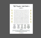 Wordsearch x 8 of High frequency words for Grade 5 and 6