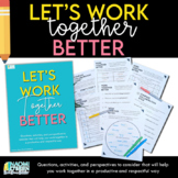 Work Better Together Sheets