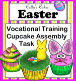 Work Box Special Education Easter Cupcake Life Skills Asse
