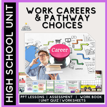 Preview of Work, Careers & Pathway Choices  - High School Unit