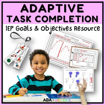 Preview of Work Completion Adaptive IEP Goals Data Analysis | Behavior Management