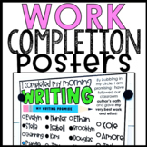 Work Completion Posters