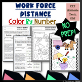 Work Force Distance Color by Number Science Coloring Activ
