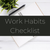 Work Habits Checklist