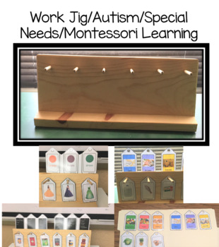 Preview of Work Jig Bundle!!  Autism/Work Task activities