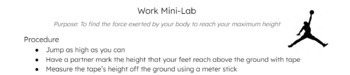 Preview of Work Mini Lab