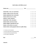Work Readiness Soft Skill Assessment - rubric for evaluati