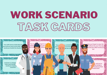 Preview of Work Scenario Task Cards