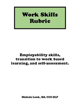 Preview of Work Skills Rubric