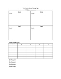 Work Station/Guided Reading Group Planning Sheet