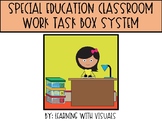 Work Task Box System for Special Education Classroom