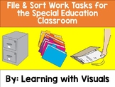 Work Tasks for the Special Education Classroom