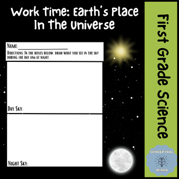 Preview of Work Time Activity: Earth's Place in the Universe