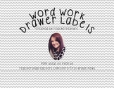 Word Work Supply Labels
