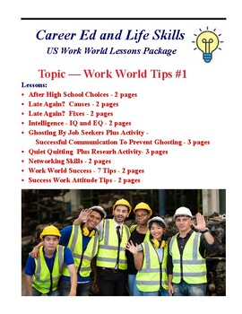 Preview of Work World Tips #1 Package