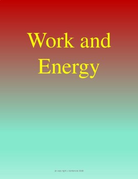 Preview of Work and Energy