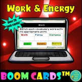 Work and Energy Boom Cards | Energy Lesson Task Cards