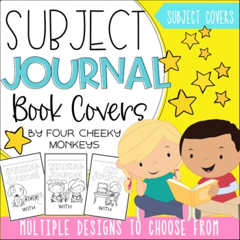 Preview of Work book Covers /Journal Covers including Australian Curriculum Subjects