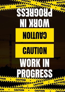 Preview of Work in Progress sign