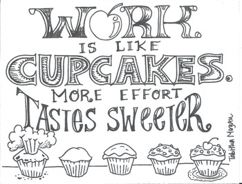 Preview of Work is like Cupcakes
