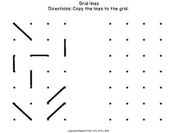 Work on MEMORY, VISUAL MOTOR SKILLS, SHAPES with GRID DRAWINGS | TPT