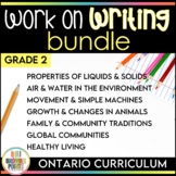 Work on Writing - Grade 2 Ontario Curriculum Bundle | Prin