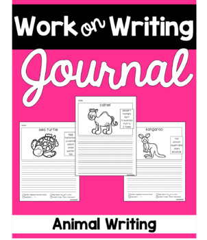 Preview of Work on Writing Journal for the Year