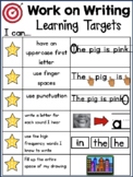 Work on Writing Learning Targets