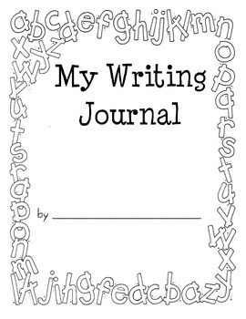 Work on Writing - Writing Journal Cover by Growing Seeds | TpT