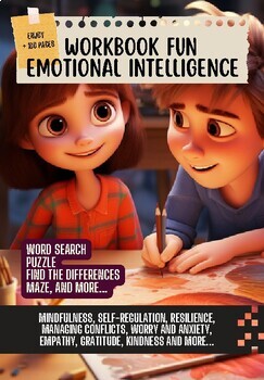 Preview of Workbook Fun: Emotional Intelligence Empowering Children's Self-Esteem